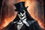 Placeholder: the burnt dark opera from the phantom of opera with the opera ghost hidden in the backgrund