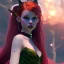 Placeholder: Gorgeous teenage girl with red hair that fades to black who is dressed like a witch casting a spell, green eyes, background is realistic space, goth girl dress, full body portrait, arm colors gradient effect into stars, rendered, unity 3d, unreal engine, dslr, hdr, 4k, edited, photorealistic, normal number of appendages, freckles, artists rendering