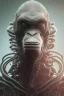 Placeholder: ape alien, head,8 eyes, evil, 8k, with hairs, finely detailed, photo realistic, HR Giger style