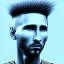 Placeholder: Messi god-like portrait Champion