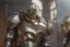 Placeholder: shining medieval knight armor pieces, realistic, insane detail, metallic, digital painting, unreal engine render