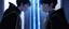 Placeholder: Close-up confrontation between an ancient alien outcast leader and a space broker, standing only a meter apart, intense eye contact, glowing crystalline rod between them, anger mixed with sadness, dramatic facial expressions, shallow depth of field, cinematic lighting, stylized 3D anime, airbrush painting, crisp outlines