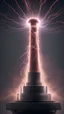 Placeholder: a photorealistic, 8k, ultra realistic, ultra detallado, tesla coil con visible rayos eléctricos y hombre que levita en el aire