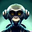 Placeholder: a alien monkey