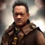 Placeholder: Tom Hanks steam punk character very detailed cinematic unreal engine photo realistic, dramatic lighting