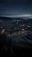 Placeholder: drone shot of Nidelven in Trondheim, shot on Hasselblad h6d-400c, zeiss prime lens, bokeh like f/0.8, tilt-shift lens 8k, high detail, smooth render, down-light, unreal engine, prize winning