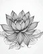 Placeholder: realistic lotus flower idea, line art, background, vector, svg, black outline on white background, leave plenty of white space beetween lines for coloring, tattoo style, tattoo idea,full body, minimalist