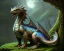 Placeholder: mdjrny-v4 style, photorealistic dragon, sharp scales, insanely detailed, symmetrical glowing eyes, intricate, bright iridescent highlights, art nouveau, volt lighting, atop a mountain crag, ultra high definition, NVIDIA Iray render, volumetric illumination, by argerm inspired by Tod Lockwood and Bob Eggleton, black dragon