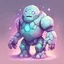 Placeholder: Aethereal Golem in cute pastel art style