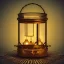 Placeholder: glowing fireflies in a lantern, many ghostly lights inside a belljar, fairy lights, polaroid, symmetry, bioluminescence, luminescent glow, moody, tender, photorealistic, octane render, golden hour