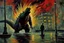 Placeholder: godzilla and 1960 psycho house movie, henry luyten and auguste oleffe impressionism paintings