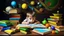 Placeholder: The image for the article could depict a young child sitting at a desk surrounded by colorful books and educational tools, looking at the pages of an open book with curiosity and interest. This image reflects the spirit of learning and exploration in children, illustrating the opportunities that come with developing their love for knowledge and self-learning.