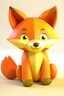 Placeholder: Cute fox 3D