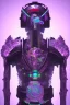 Placeholder: Futuristic Neon crystal skeleton samurai smoke glass fire water