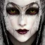 Placeholder: beautiful gothic woman with thick white spiderwebs on face, dark, runny mascara, 8k, high-quality, fine-detail, intricate, sharp, crisp, digital art, detailed matte, illustration, octane render, brian froud, howard lyon, Anne Dittman, Anne Stokes, Lisa Parker, Selina French