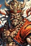 Placeholder: Asura from asura's wrath if he was from one piece