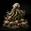 Placeholder: a statuette of a tentacled absurd pig cult