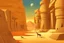 Placeholder: An alley with [sphinxes] on both sides, on the desert planet Gliese, Captivating, by artist "Science Fiction",by artist "Luxor"