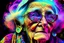 Placeholder: very old woman psychedelic image