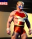 Placeholder: Realistic image of Donald trump wrestler, Mexican wrestling style, Mexican wrestling mask, eye line, red and blue breeches, glow us flag dress, suspenders, retro style, 80s, vibrant color, highly detailed, clean background, concept art, unreal engine 5, god rays, ray tracing, RTX, lumen lighting, ultra detail, volumetric lighting, 3d, finely drawn, high definition, high resolution.