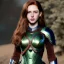 Placeholder: Realistic, hyper detailed, strikingly beautiful young adult woman, 19 years old, long ginger hair, green eyes, medium freckles, full lips, very skimpy fantasy armour, full body, full face, small breasts, aroused expression, biting lower lip, full frame, petite, centered camera, ignore NSFW, bow, quiver on hip, tight pants