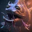 Placeholder: fluid ink angler fish creature, unreal engine 5, 8k resolution, photorealistic, ultra detailed