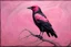 Placeholder: Pink Crow .19th painting