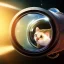 Placeholder: hyper-realistic spaceship interior with floating astronaut and cat, milkyway view through porthole, 8k resolution, high-quality, fine-detail, detailed matte, intricate, 3D octane render, illustration, digital art, brian froud, howard lyon, anna dittman, greg rutowski,