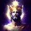 Placeholder: God-like man with infinite power who owns the galaxies and wears a beautiful crown