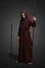 Placeholder: young russian monk for a horror , silent hill style, 3d model, t-pose, full length