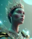 Placeholder: A portrait of a crystalised queen, atmospheric, realistic, unreal engine, cinematic lighting, octane render.