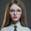 Placeholder: Study girl in university by the room, on book, movie, real photo realistic, unreal engine, cinematic lighting --ar 1:1 creative