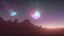 Placeholder: planets with star nebula background