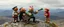 Placeholder: masterfully knitted muppet puppet band all playing on one huge enourmous big guitar on the top of ben alder mountain in scotland