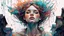 Placeholder: Raindrops on the roof, Pitter-patter lullaby, Cleansing for the soul| dynamic pose |centered| key visual| intricate| highly detailed| breathtaking beauty| precise lineart| vibrant| comprehensive cinematic| Carne Griffiths| Conrad Roset| Anna Dittmann| overcast