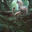 Placeholder: close up on sweet pegasi in the forest of purgatory, book cover illustration