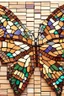 Placeholder: very beautiful butterfly wood mosaic