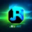 Placeholder: "Innovative, futuristic logo for 'JB AI Art' - blending abstract 'JB' monogram with advanced AI-inspired elements. Vibrant gradient colors (blue, green, metallic) convey computational power and the intersection of art/technology. Geometric shapes, interconnected lines, and 3D wireframe details suggest AI engineering prowess. Visually striking, memorable mark that communicates the studio's cutting-edge, AI-driven capabilities."