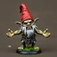 Placeholder: gnome troll miniature model half painted arms outstretched