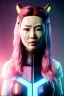 Placeholder: portrait, Asian cyborg woman, samurai warrior :: symmetry photography, cyberpunk style, cyborg eyes, pink hair :: wires connect, perfect eyes, samurai helmet, tiger mask, black samurai army, katana, ghost in the shell, pink, white, black, glow eyes, cinematic, Ultra realistic, dark scene, soft color, highly detailed, unreal engine 5, RTX, ultra detail, 3d, finely drawn, high definition.