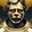 Placeholder: Mark Hamill, armour, intricate details, full body portrait, keep head in frame, slight smile, black Japanese motif, concept art, highly detailed, digital painting, concept art, sharp focus, illustration, art by Yoji Shinkawa, WLOP and greg rutkowski and alphonse mucha and artgerm and yanjun Chen and Junji ito and Makoto Shinkai, HDR, octane render