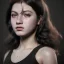 Placeholder:  portrait, teenager, beautiful, princess, volumetric lighting, dust particles, post-apocaliptical, black eyes, long curly black hair, ultrahd, 8k, high quality, highly detailed,intricate details, deep