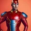 Placeholder: Cosmic super hero, Red costume,8k HD image,