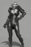 Placeholder: Madonna as evil woman in leather, voluptuous