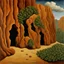 Placeholder: Rene Magritte's cave paintings