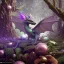 Placeholder: cute, adorable baby dragon made of crystals and gems, glittery scales, iridescent wings, sitting on forest floor, muted rainbow colors, intricate, fine detail, 8k, sharp, crisp, high-quality, 4k , octane render, detailed matte, volumetric lighting, brian froud, howard lyon, anne stokes, lisa parker, selina french, greg rutowski