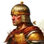 Placeholder: fantasy, portrait, face, town guardsman, early medieval, white background