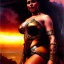 Placeholder: Drawing of beautiful face,'beautiful booty,Busty PoweGirl',intense stare, ancient skintight armor, balanciaga fashion clothe painting by gaston bussiere, greg rutkowski, yoji shinkawa, yoshitaka amano, tsutomu nihei, donato giancola, tim hildebrandt, Oil on canvas, cinematic composition, extreme detail,fit full head inside picture,16k