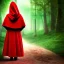 Placeholder: gorgeous, big buxomed red riding hood