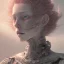 Placeholder: hyper-detailed, electonic prison, emaciated red-haired woman chained to the wall,sci- fi style, a highly detailed CG render, Sci fi, pink and gray complementary colours,masterpiece, by Akihiko Yoshida, Asaf Hanuka ,designed by Ora Ito